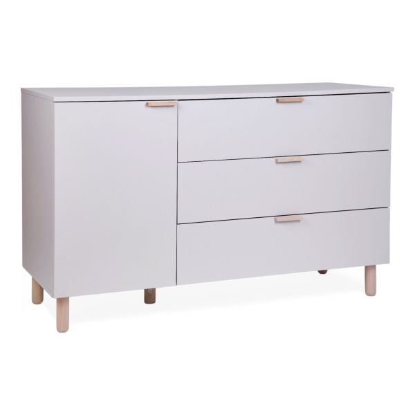 Commode à langer bébé 3 tiroirs Cosy Clay