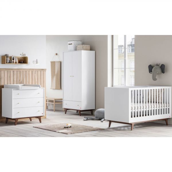 Commode noix/blanc - Collection Mid II