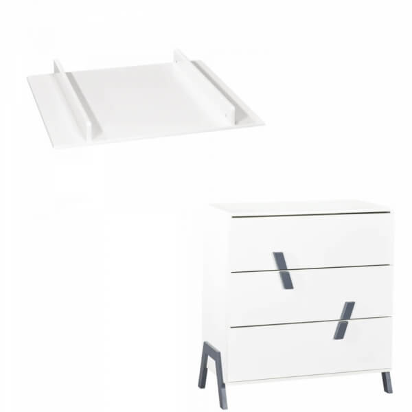 Commode + Plan à langer petit modèle Graphic