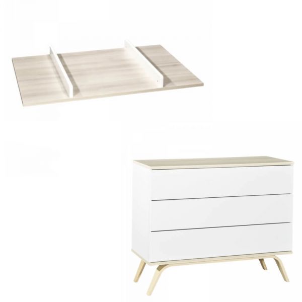 Commode + Plan à langer petit modèle Serena