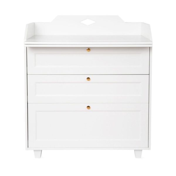 Commode table à langer Luca, Blanc