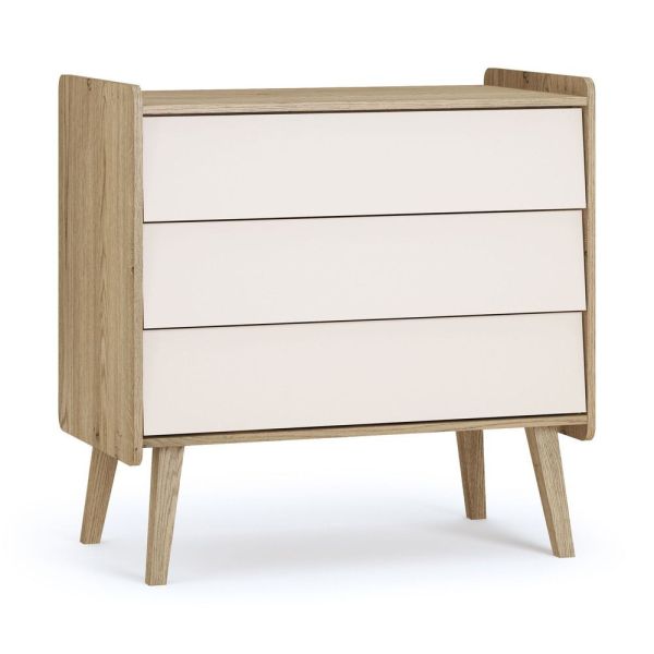 Commode Vintage Fresh chêne - sable beige
