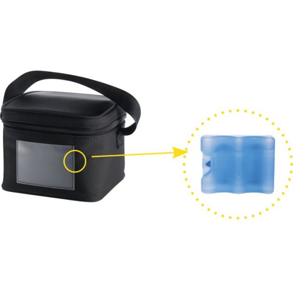 Sac isotherme + bloc réfrigérant + 4 biberons