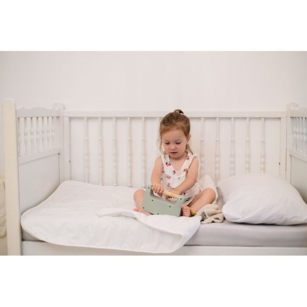 Couette pour enfant 100 x 140 cm en coton bio Blanc