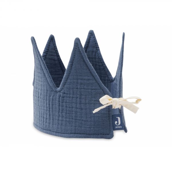 Couronne d'anniversaire 12 x 35 cm Jeans Blue