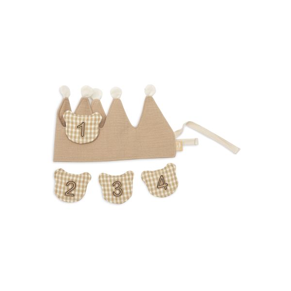 Couronne anniversaire chiffres Teddy Bear