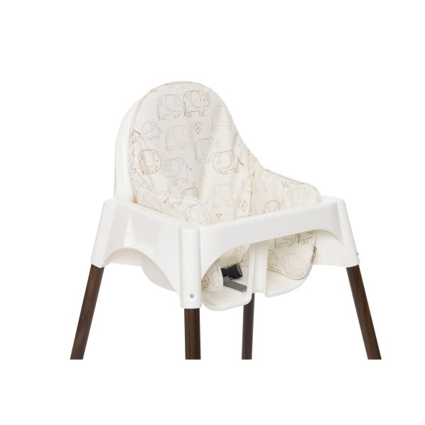 Coussin d’assise chaise bébé Elephant Tales