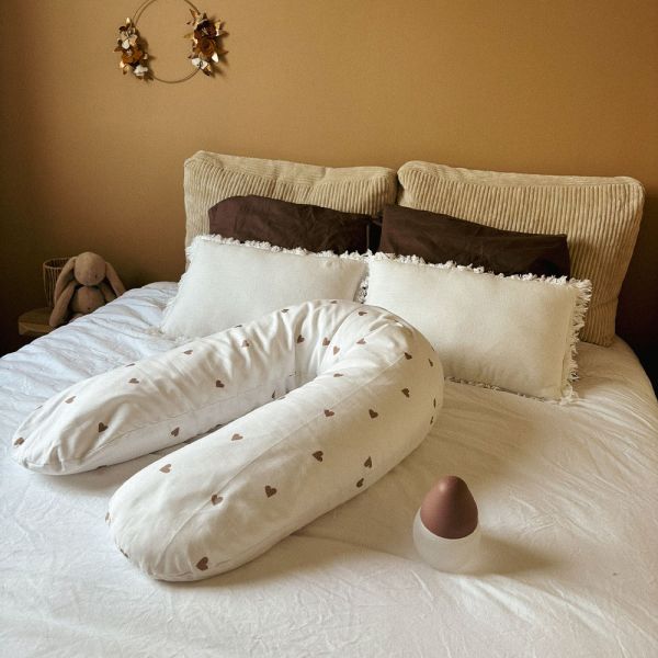 Coussin d'allaitement polyester Little Coeur