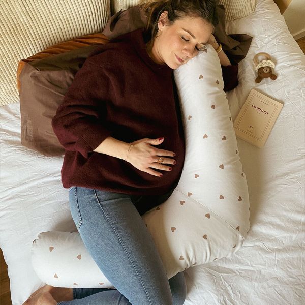 Coussin d'allaitement polyester Little Coeur