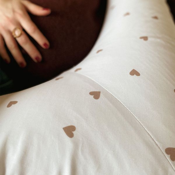 Coussin d'allaitement polyester Little Coeur