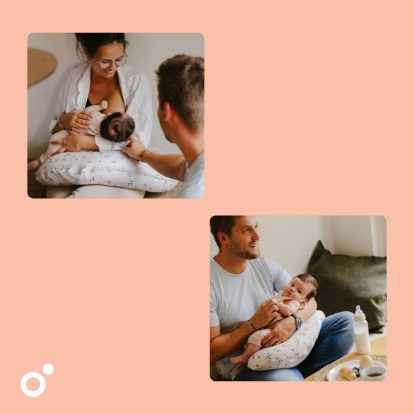 Coussin d’allaitement compact Softy Peaches