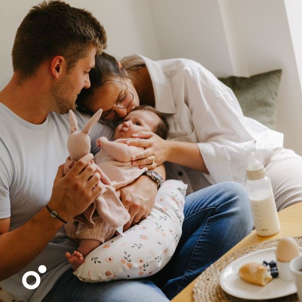 Coussin d’allaitement compact Softy Peaches