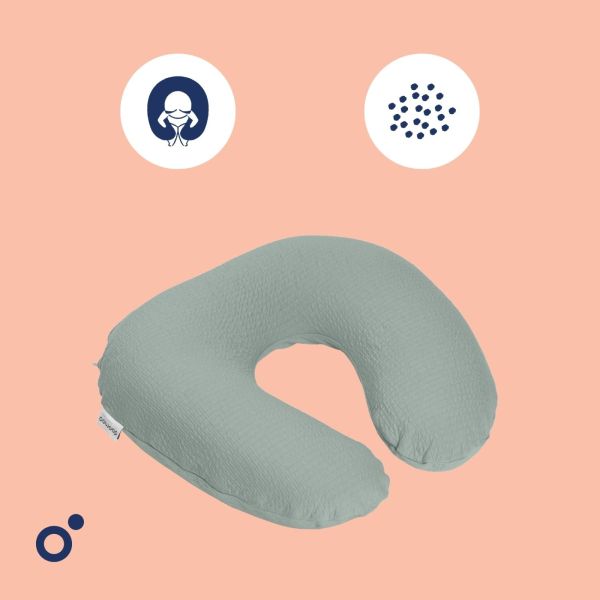 Coussin d’allaitement compact Softy Tetra Jersey Green