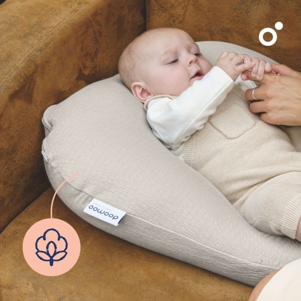 Coussin d’allaitement compact Softy Tetra Jersey Sand