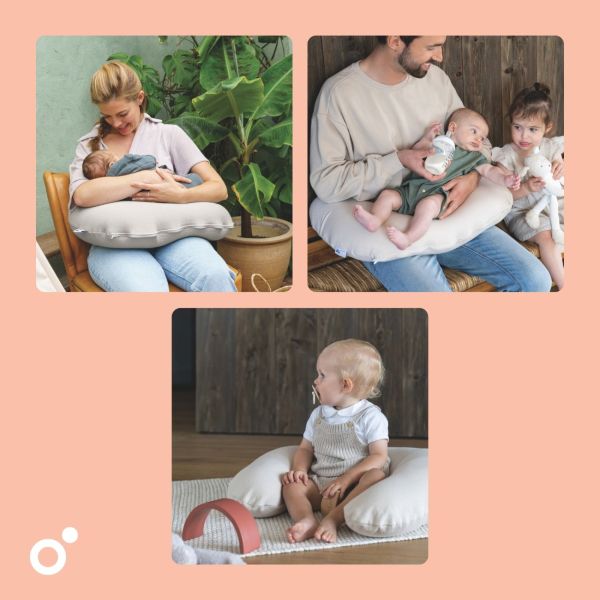 Coussin d’allaitement compact Softy Tetra Jersey Sand