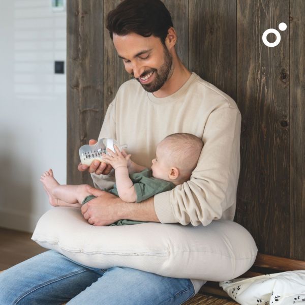 Coussin d’allaitement compact Softy Tetra Jersey Sand