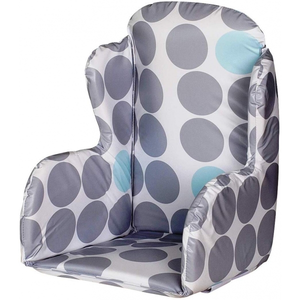 Coussin de chaise Traveller, Nico et Mucki - Pois gris