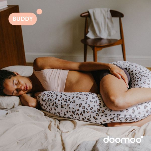 Coussin de maternité Buddy allaitement Leopard Cream