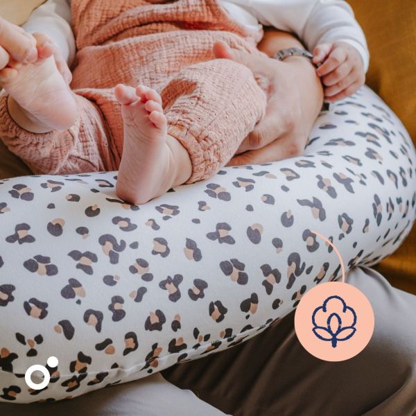 Coussin de maternité Buddy allaitement Leopard Cream