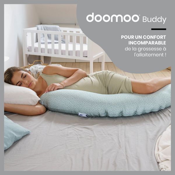 Coussin d'allaitement doomoo Buddy Cloudy Kaki