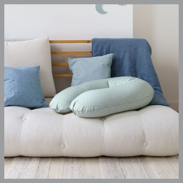 Coussin d'allaitement doomoo Buddy Cloudy Kaki