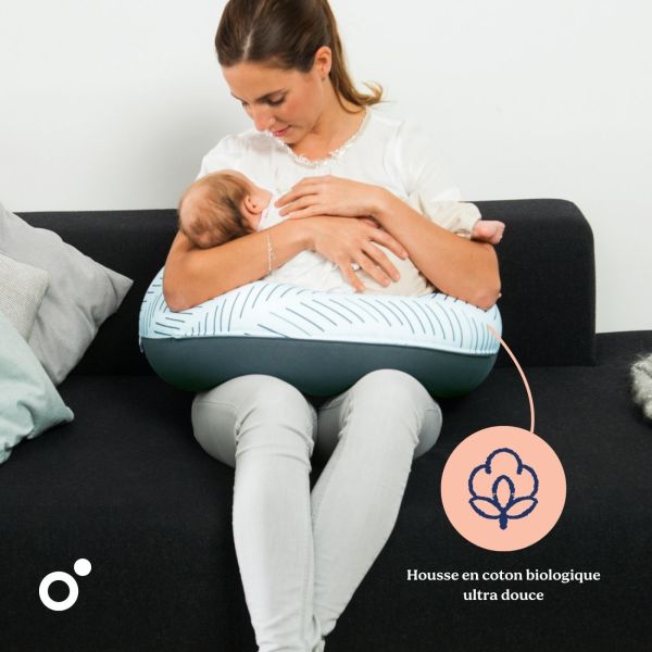 Coussin de maternité Buddy allaitement Ethnic Petrol