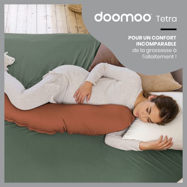 Coussin d'allaitement doomoo Tetra Terracotta