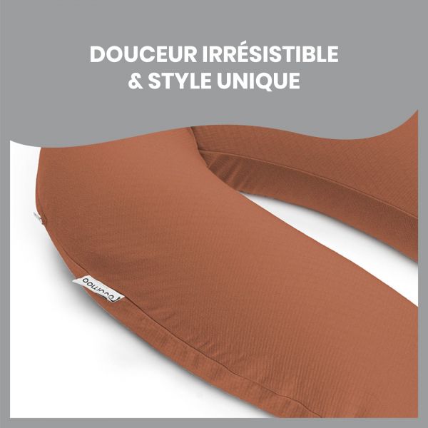 Coussin d'allaitement doomoo Tetra Terracotta