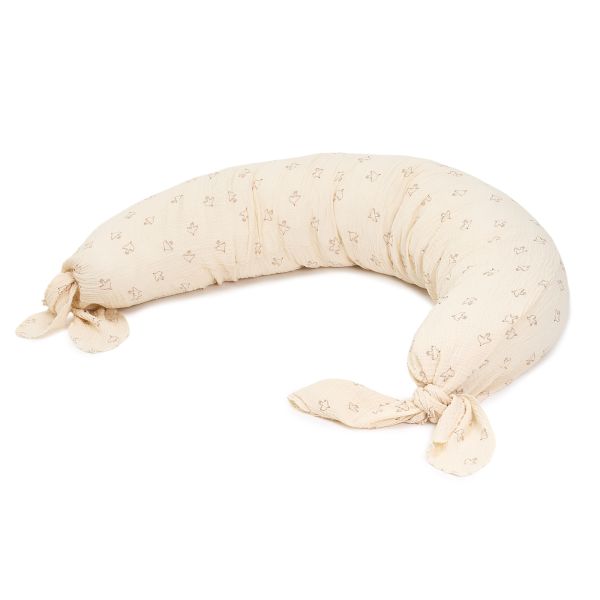 Coussin de maternité Wabi-Sabi Brown Hoshi Birds