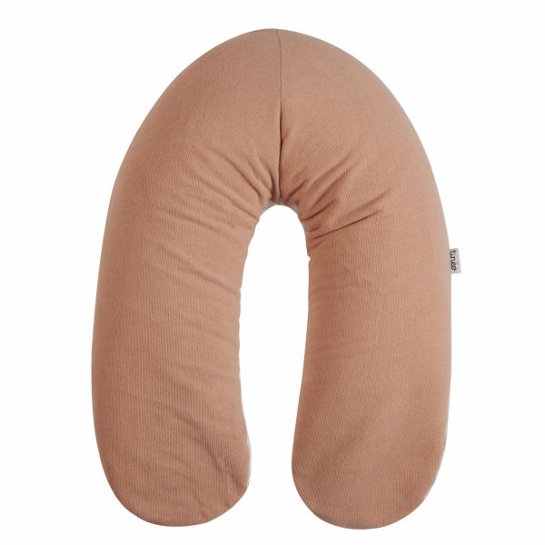 Coussin d'allaitement éponge rose peach