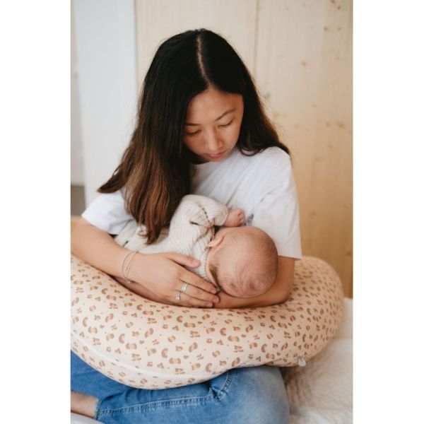 Coussin d'allaitement Jersey Léopard