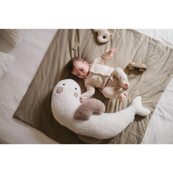 Coussin d'allaitement Phoque en bouclette
