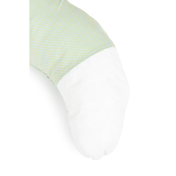 Coussin d'allaitement Stories Green Lemon Grid