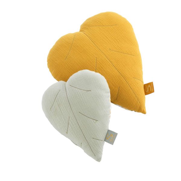 Coussin décoratif jaune topaze Promenons nous