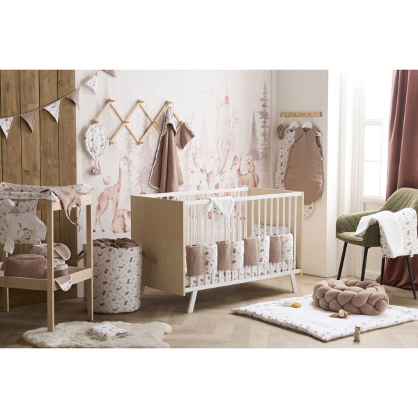 Coussin déco micro-éponge bambou - Cosy Forest