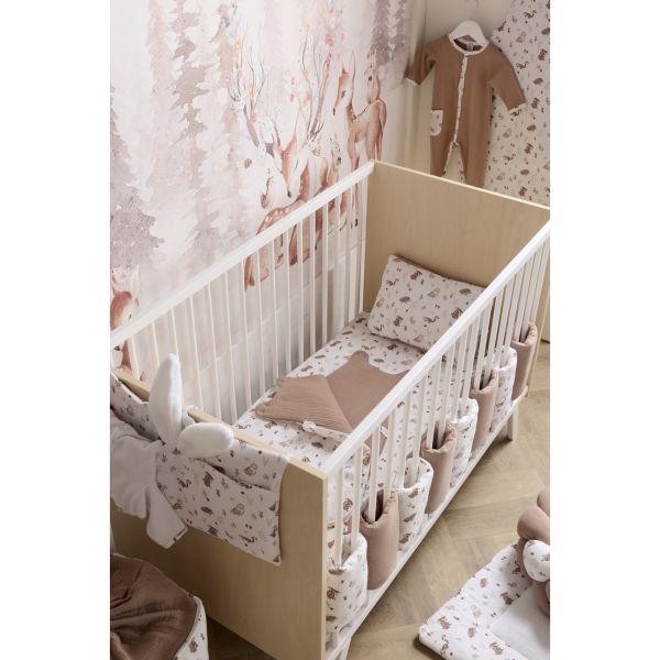 Coussin déco micro-éponge bambou - Cosy Forest