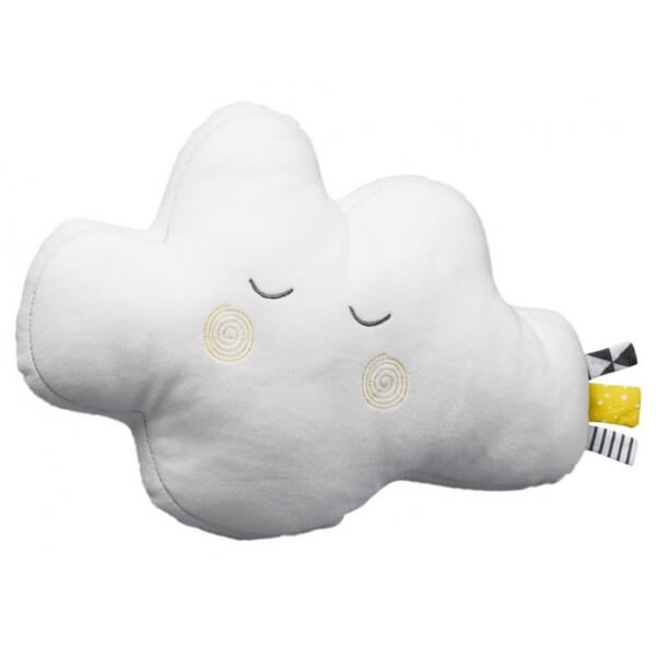 Coussin Bébé Crème Nuage Cloud Gaze de Coton Bio - Nobodinoz - Prairymood