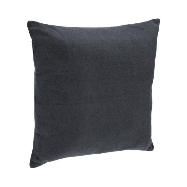Coussin déhoussable 38x38 cm Gris foncé
