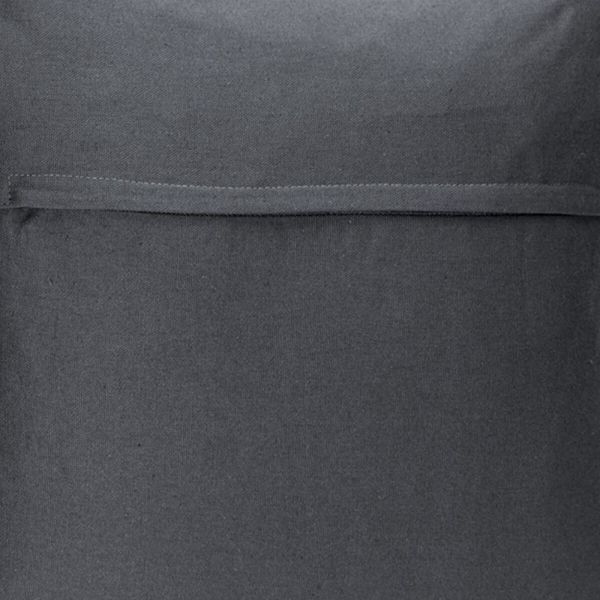 Coussin déhoussable 38x38 cm Gris foncé