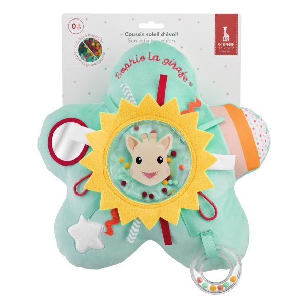Coussin d'éveil soleil Sophie la girafe