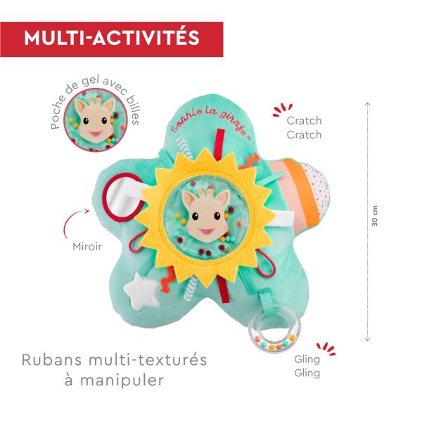 Coussin d'éveil soleil Sophie la girafe