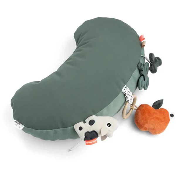 Coussin d'éveil Tummy time Tiny farm Vert