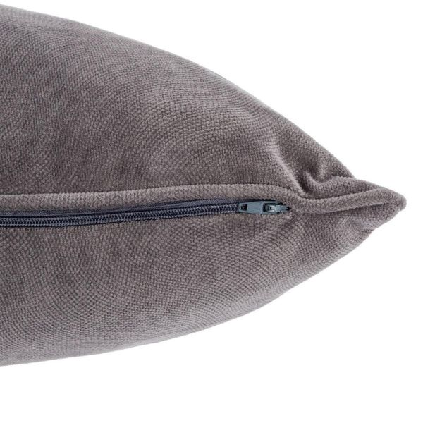 Coussin Lilou 30 x 50 cm gris foncé