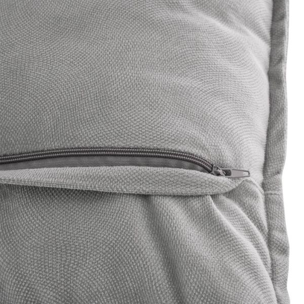 Coussin Lilou 45 x 45 cm gris clair