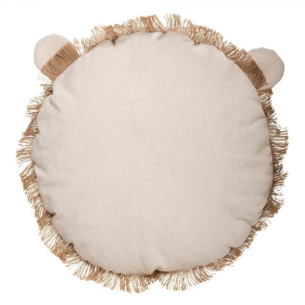 Coussin enfant Lion à franges