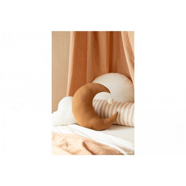 Coussin lune Pierrot Caramel