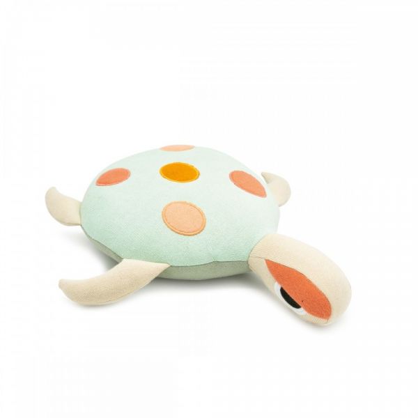 Coussin moyen tortue mint