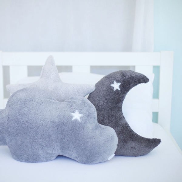 Coussin nuage Softy gris