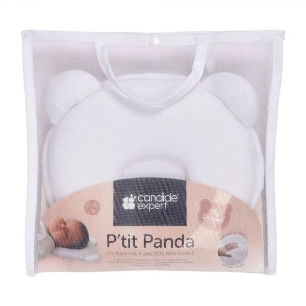 Cale tête bébé P'tit Panda blanc