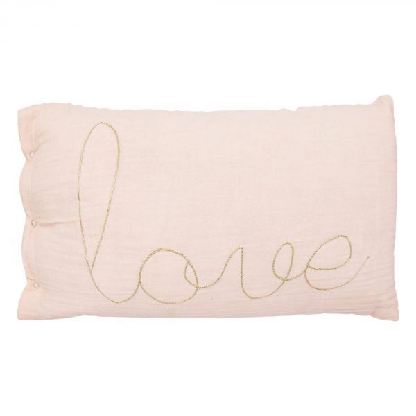 Coussin enfant love 50 x 30 cm